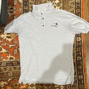 Link Soul Gray Polo Shirt with Classic Collar from Spyglass at Pebble Beach